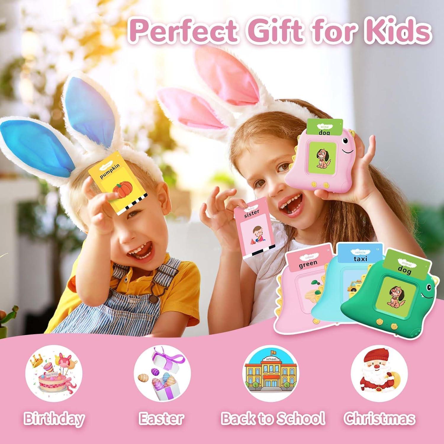 Juguetes Montessori Alotwan Tarjetas Flash Hablantes 510 Palabras