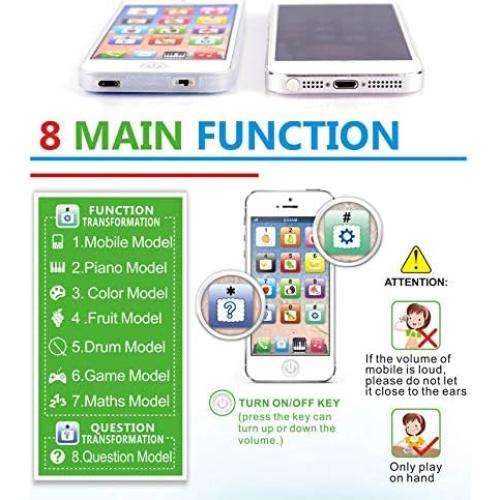 phone Kids Children Baby Learning Toy Mobile Phone Study USB Educational Toys Christmas Gift