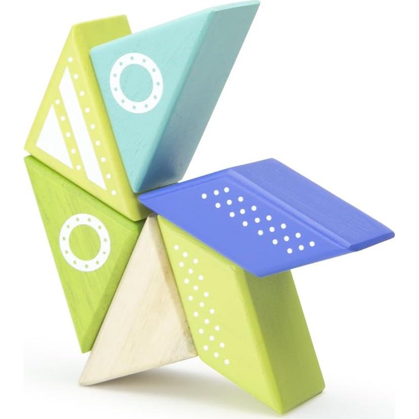 Juego de Bloques Magnéticos Tegu Nave Espacial 6 Piezas