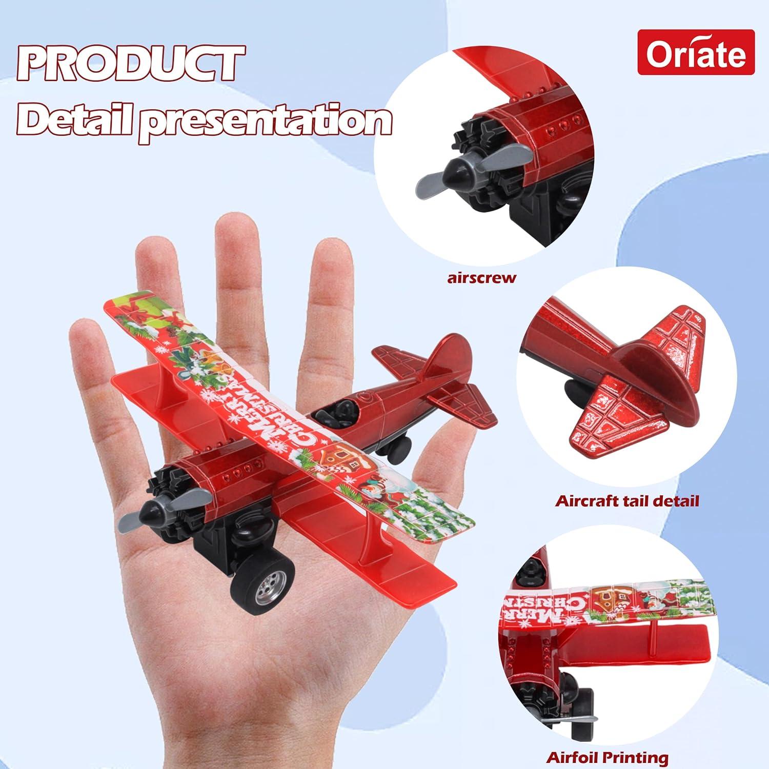 Conjunto de 3 Aviones de Juguete Oriate para Niños 3+ Años