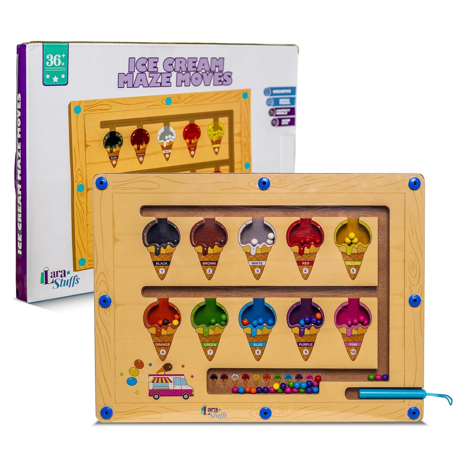 Rompecabezas Magnético Montessori de Madera 29x29 cm - Juguete Educativo