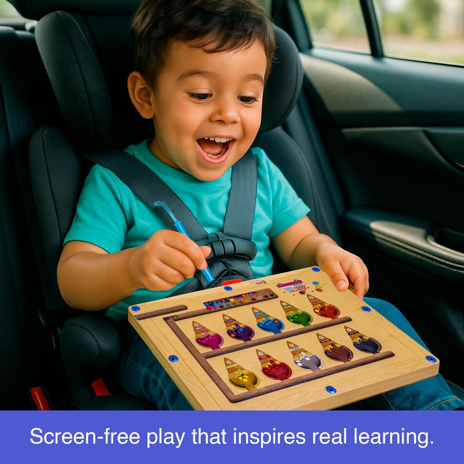 Rompecabezas Magnético Montessori de Madera 29x29 cm - Juguete Educativo