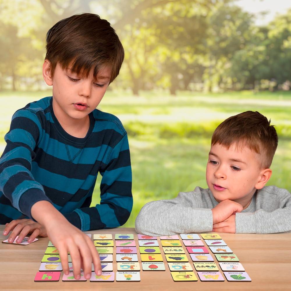 Juego de Memoria de Madera KidSweeties - 30x24.9cm - Niños 3-5 Años