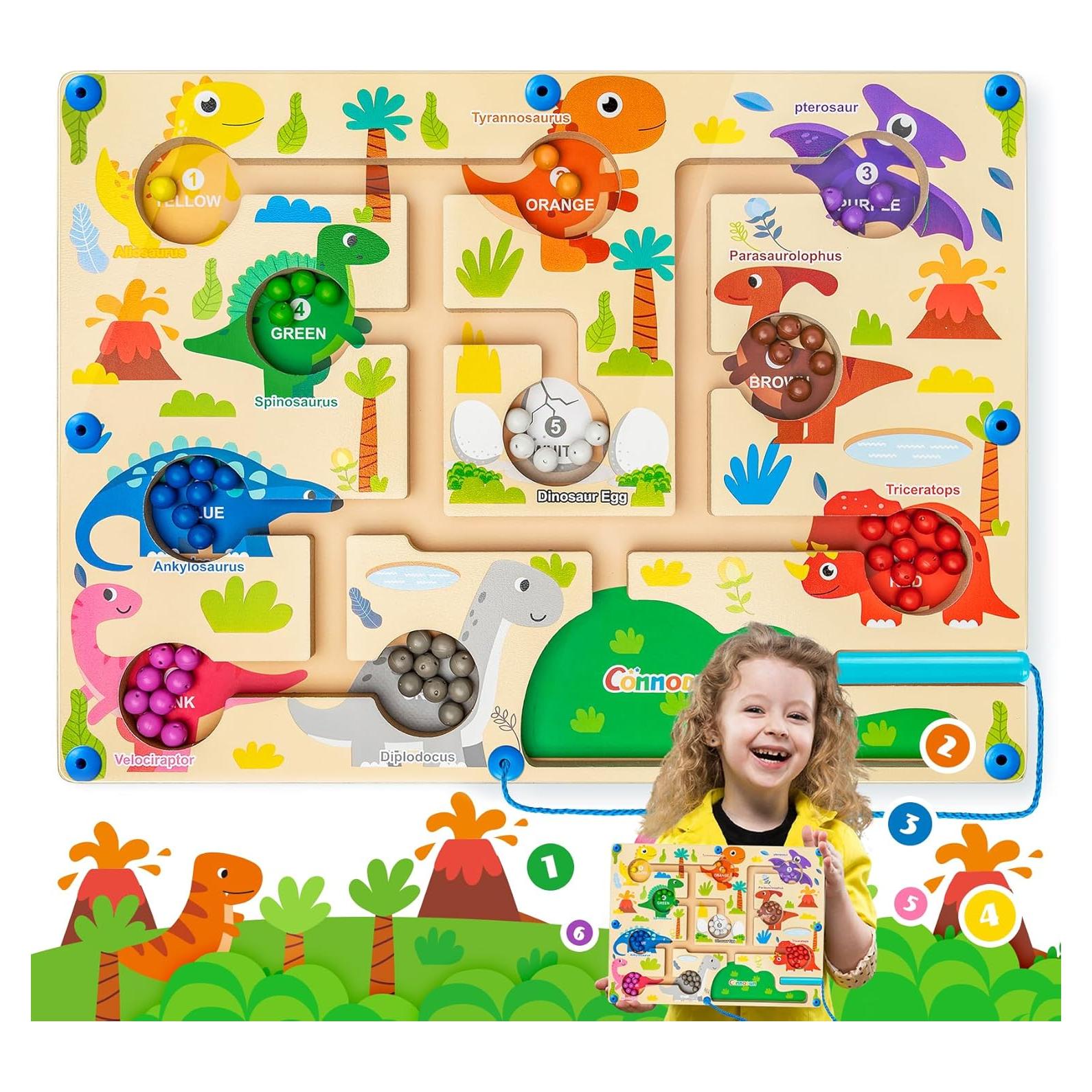 Rompecabezas Magnético de Madera Commodum 33x23 cm para Niños