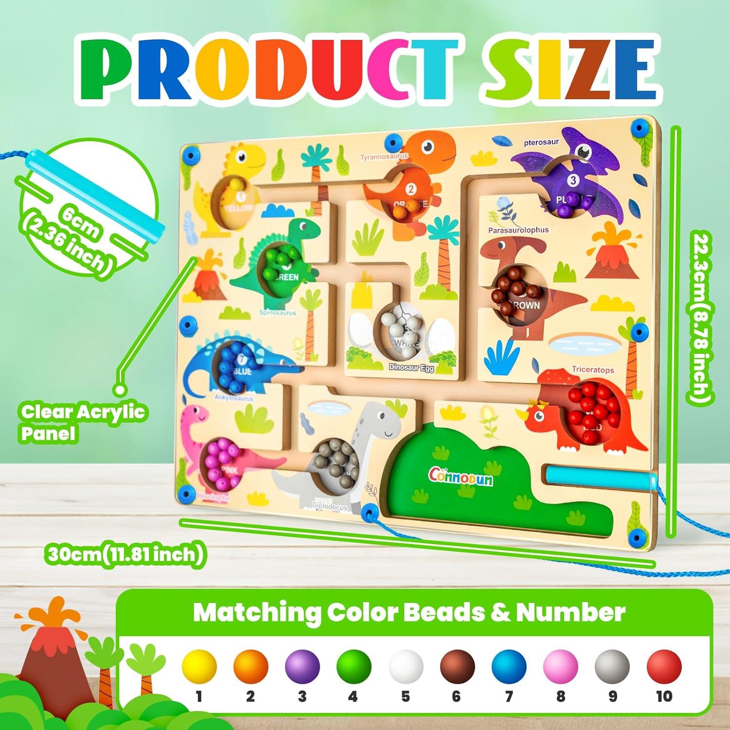 Rompecabezas Magnético de Madera Commodum 33x23 cm para Niños