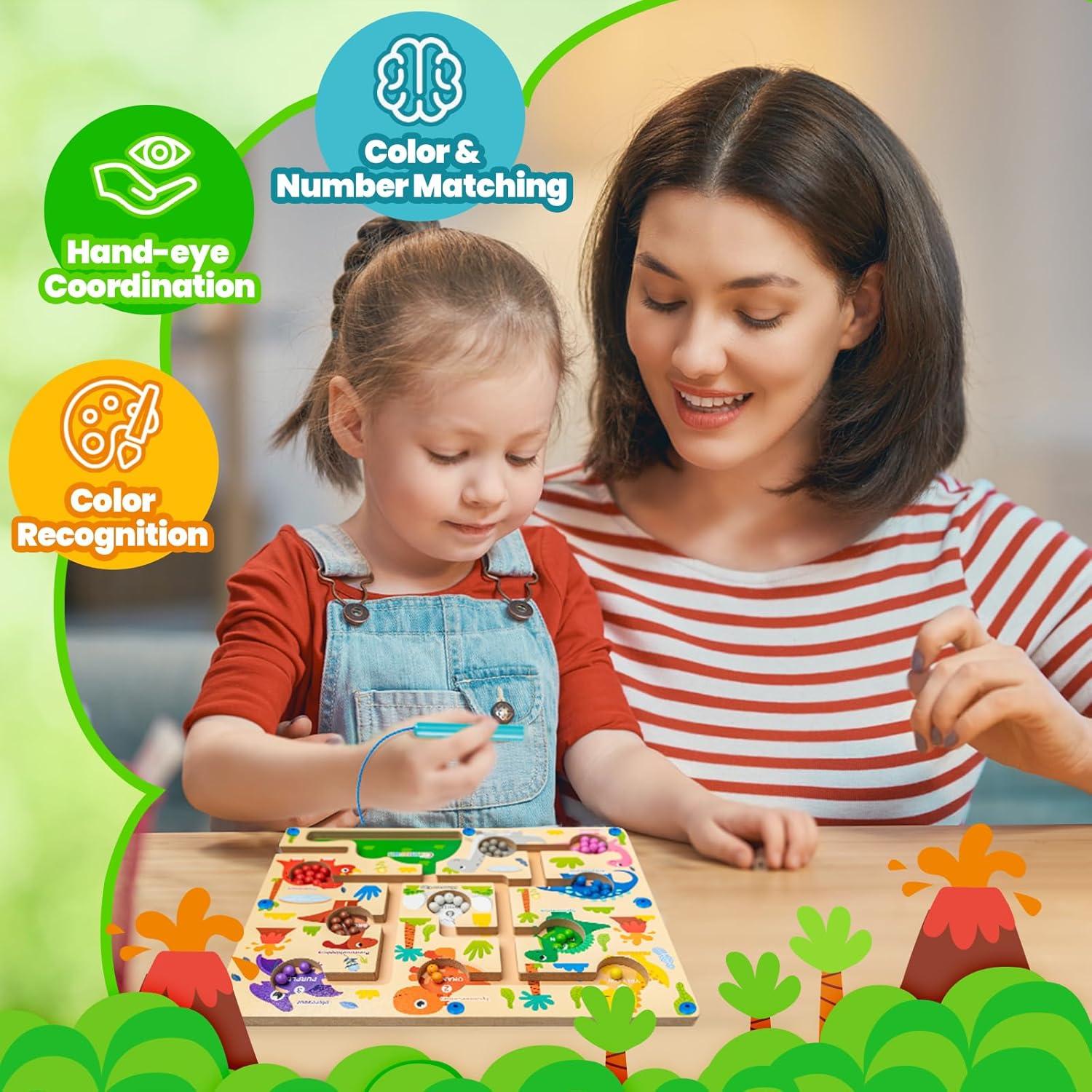 Rompecabezas Magnético de Madera Commodum 33x23 cm para Niños