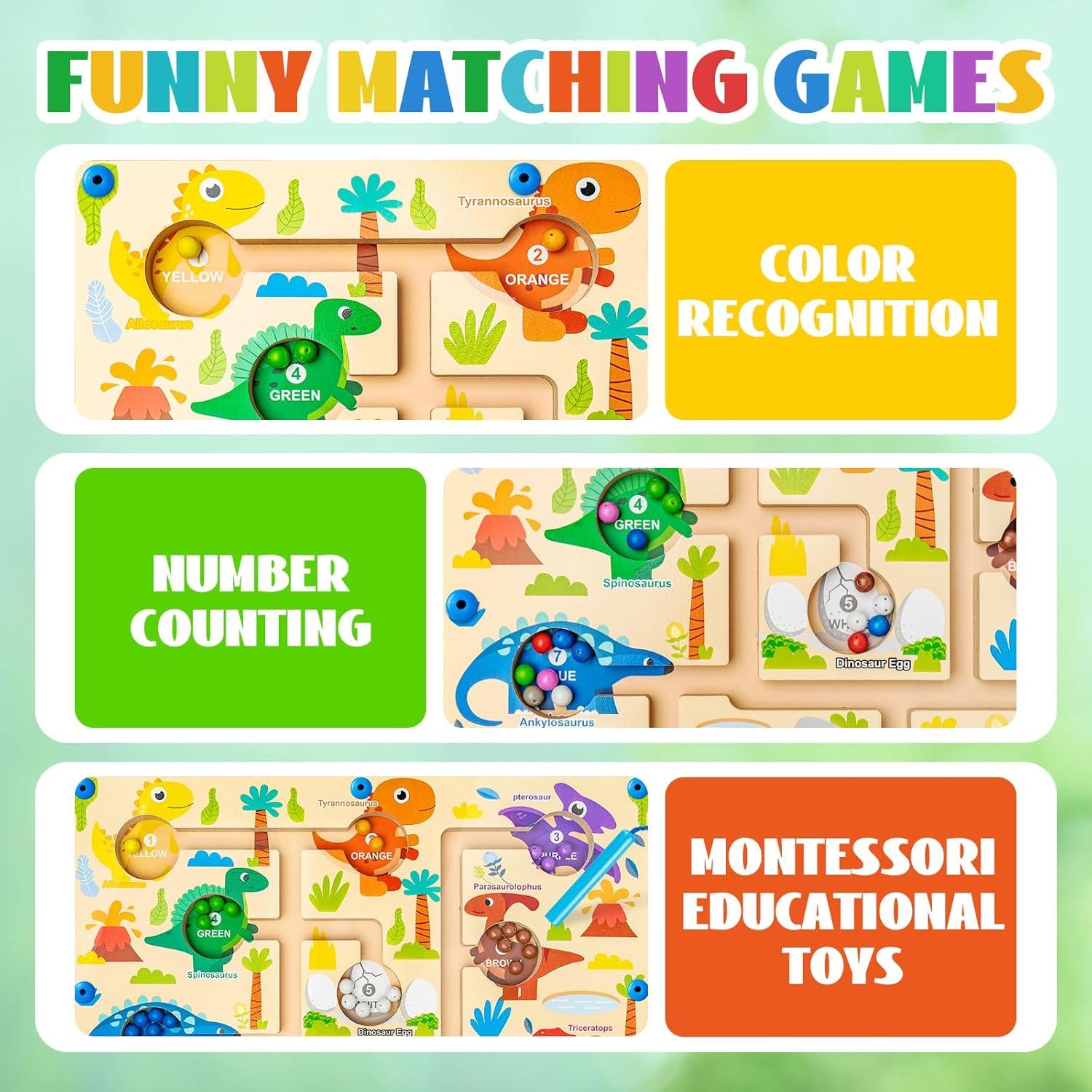 Rompecabezas Magnético de Madera Commodum 33x23 cm para Niños