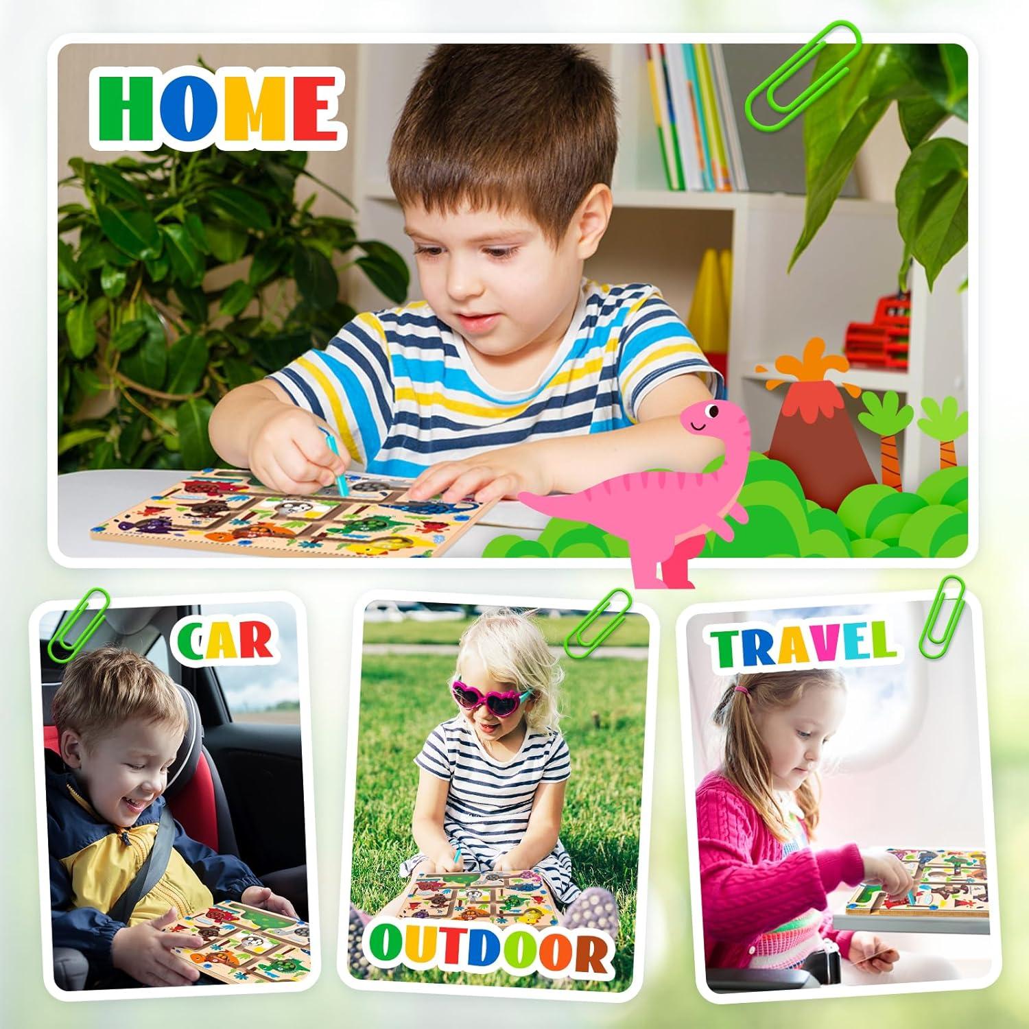 Rompecabezas Magnético de Madera Commodum 33x23 cm para Niños