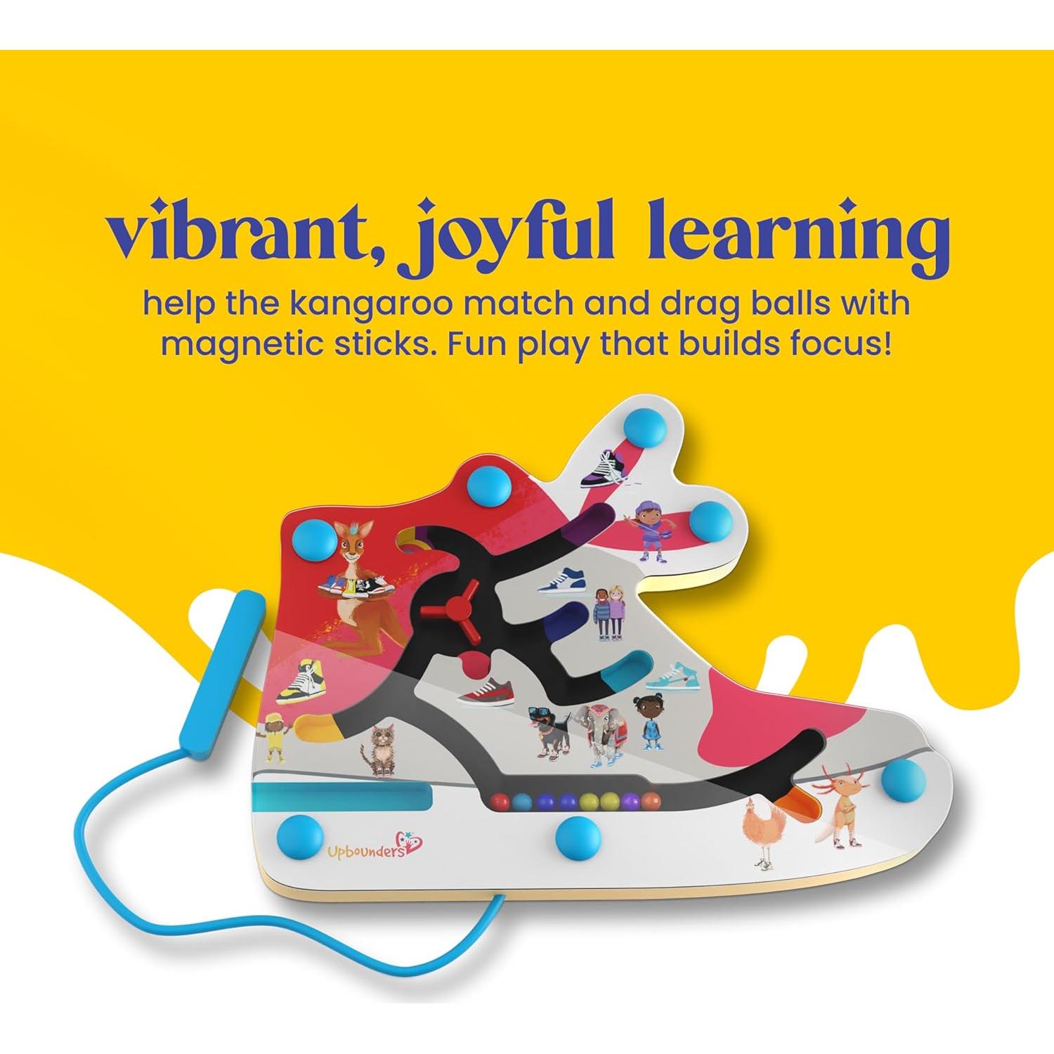 Tablero Magnético Montessori Upbounders Kicks 25.4x18.6cm