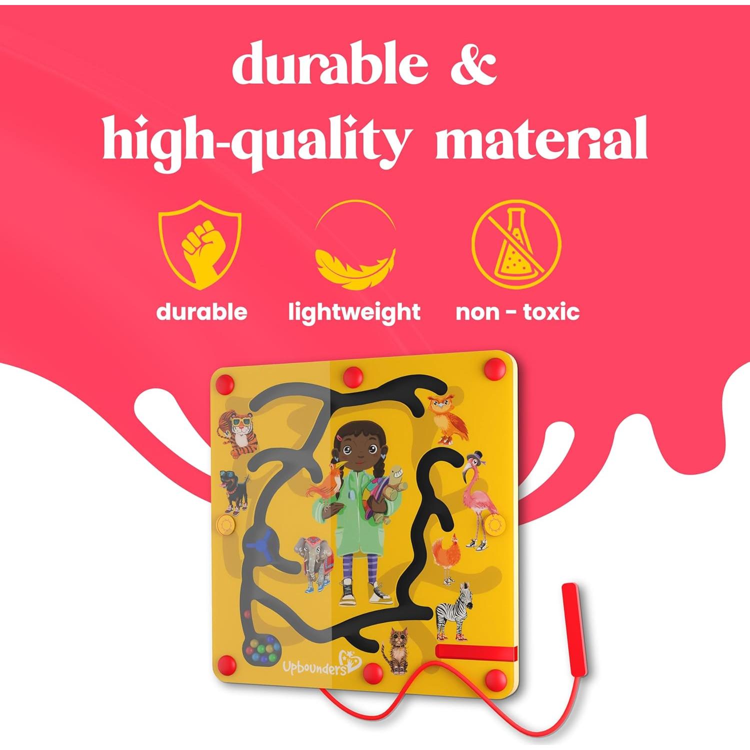 Tablero Ocupado Montessori Upbounders - Juguete Magnético 25.4 cm