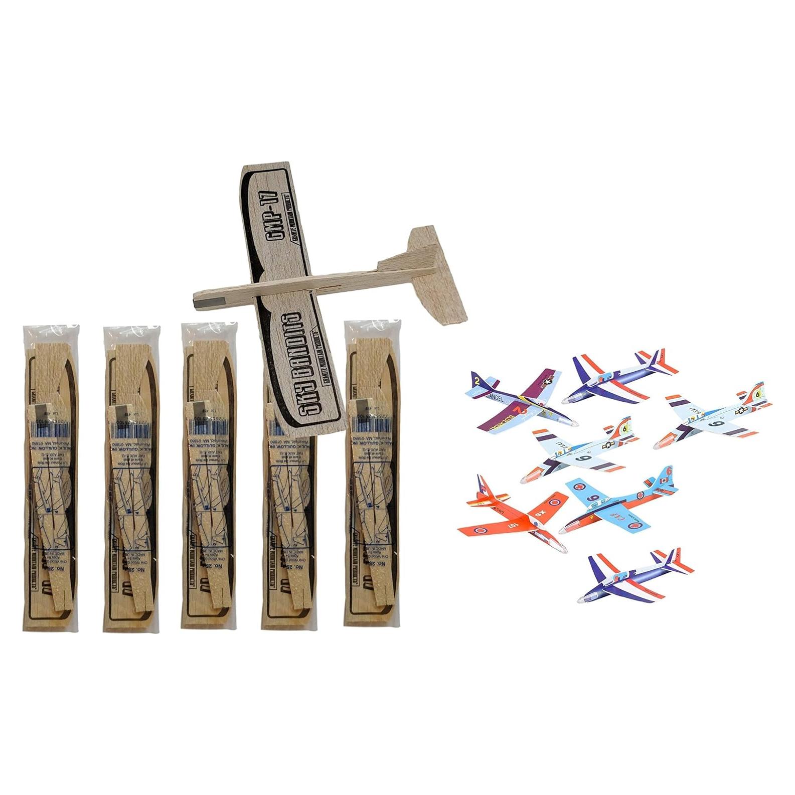 Juego de Aviones de Madera y Espuma Granite Mountain - 12 Kits