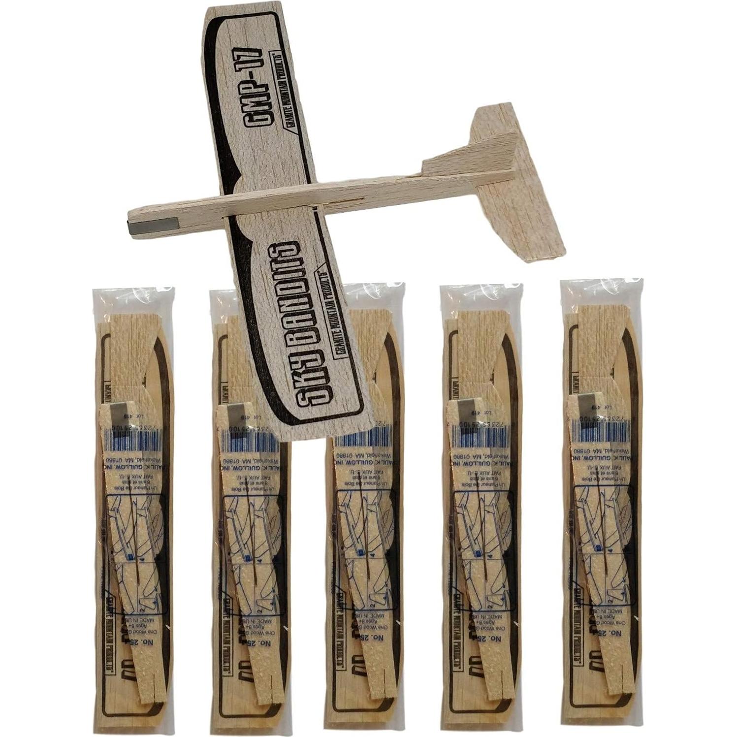 Juego de Aviones de Madera y Espuma Granite Mountain - 12 Kits