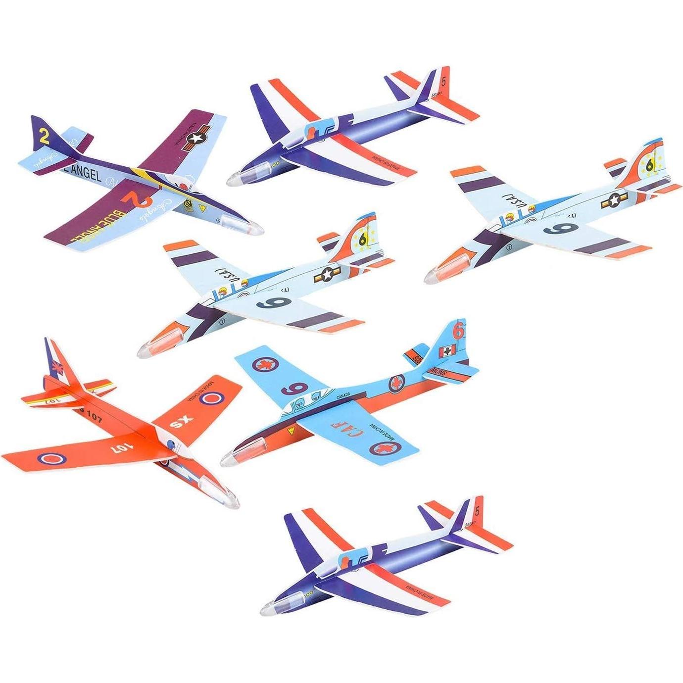 Juego de Aviones de Madera y Espuma Granite Mountain - 12 Kits