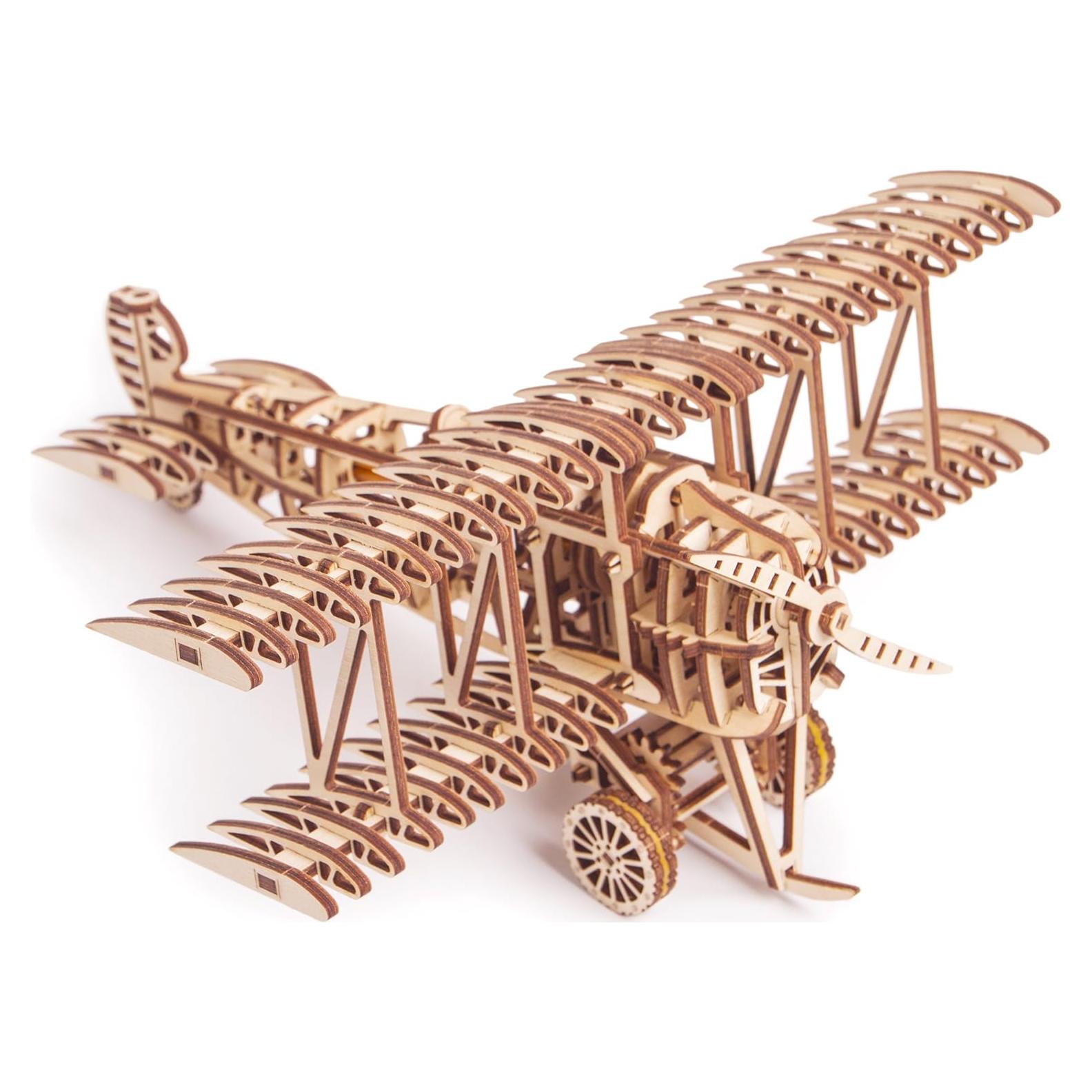 Kit de Juguete de Avión de Madera Wood Trick - Modelo 3D DIY