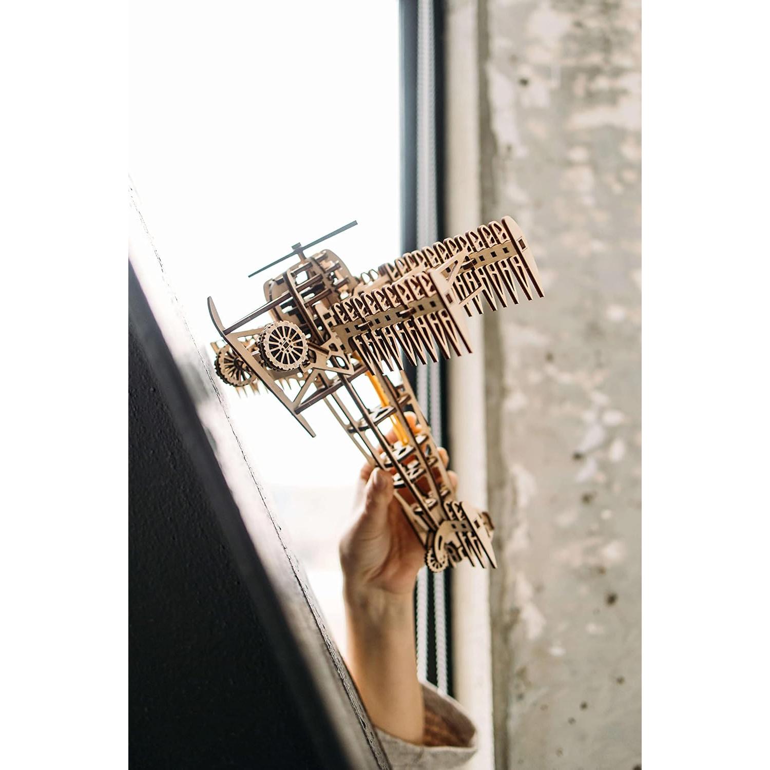 Kit de Juguete de Avión de Madera Wood Trick - Modelo 3D DIY