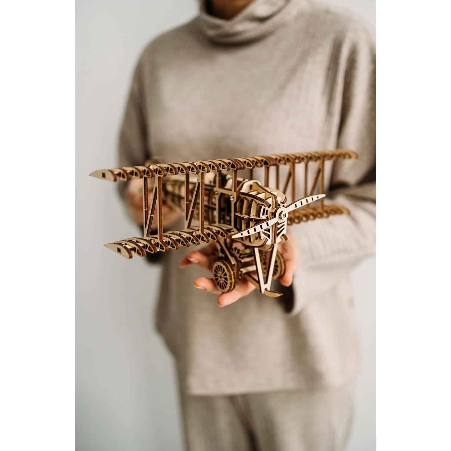 Kit de Juguete de Avión de Madera Wood Trick - Modelo 3D DIY