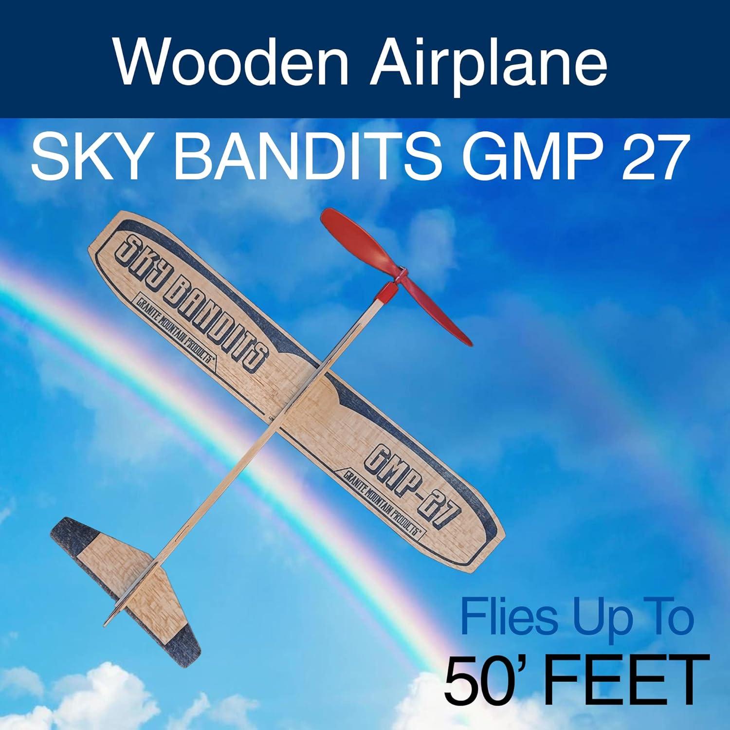 Kit de Aviones de Madera de Balsamo Granite Mountain - 4 Piezas