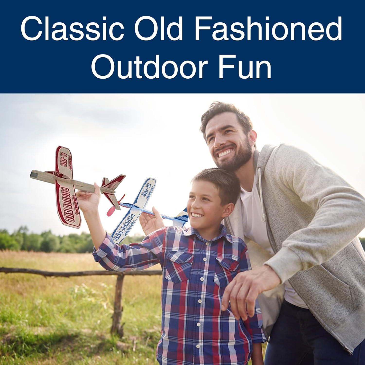 Kit de Aviones de Madera de Balsamo Granite Mountain - 4 Piezas