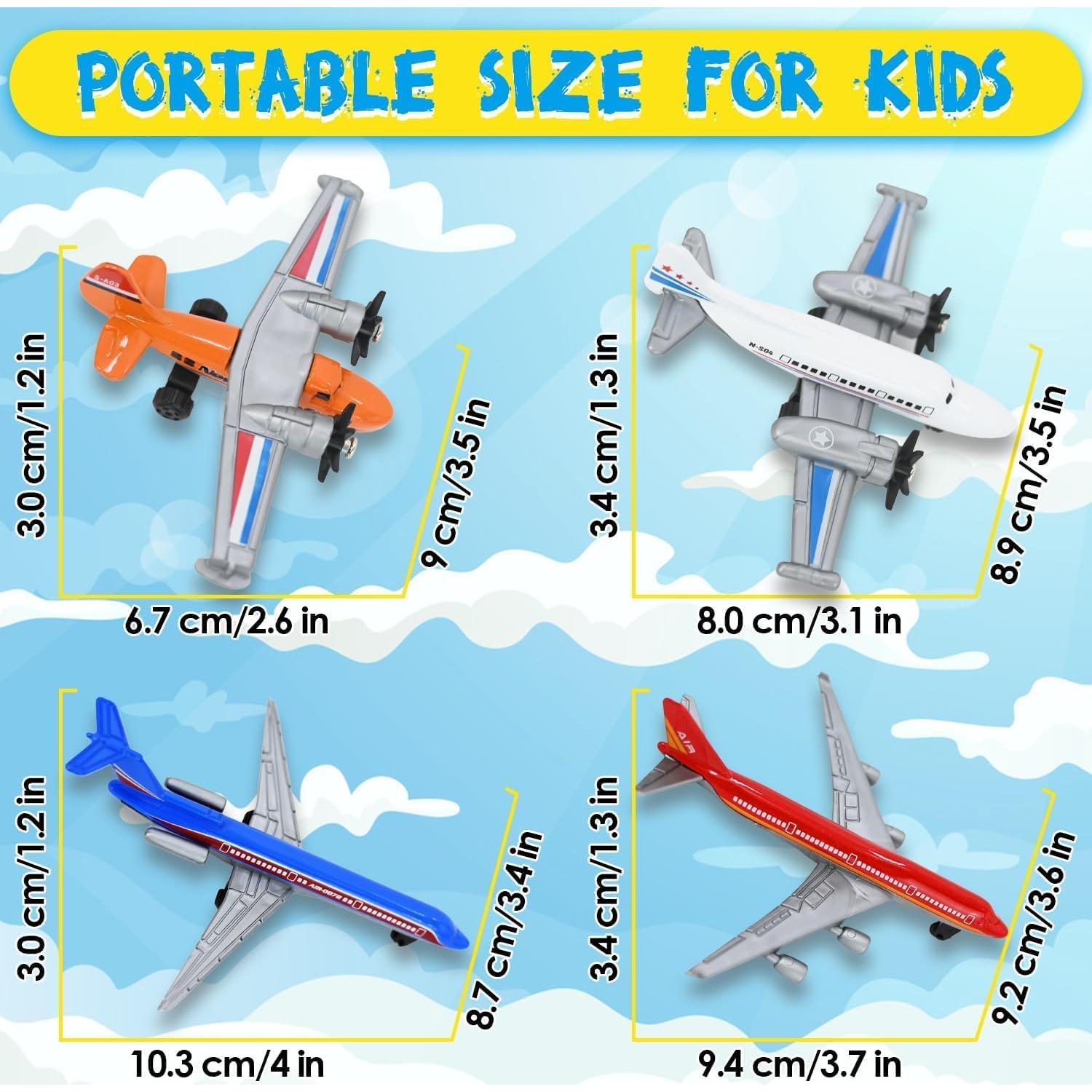 Juguete de Avión de Metal QUANA para Niños 3-6 Años