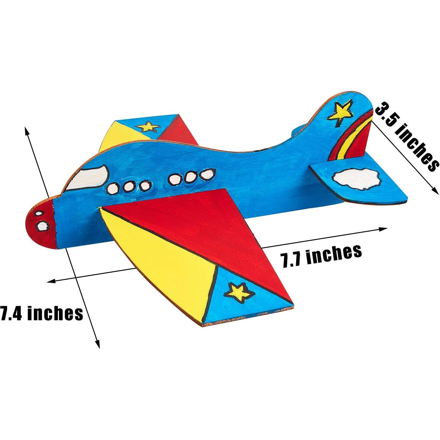 Kits de Aviones de Madera Balsa Gejoy - 8 Paquetes DIY