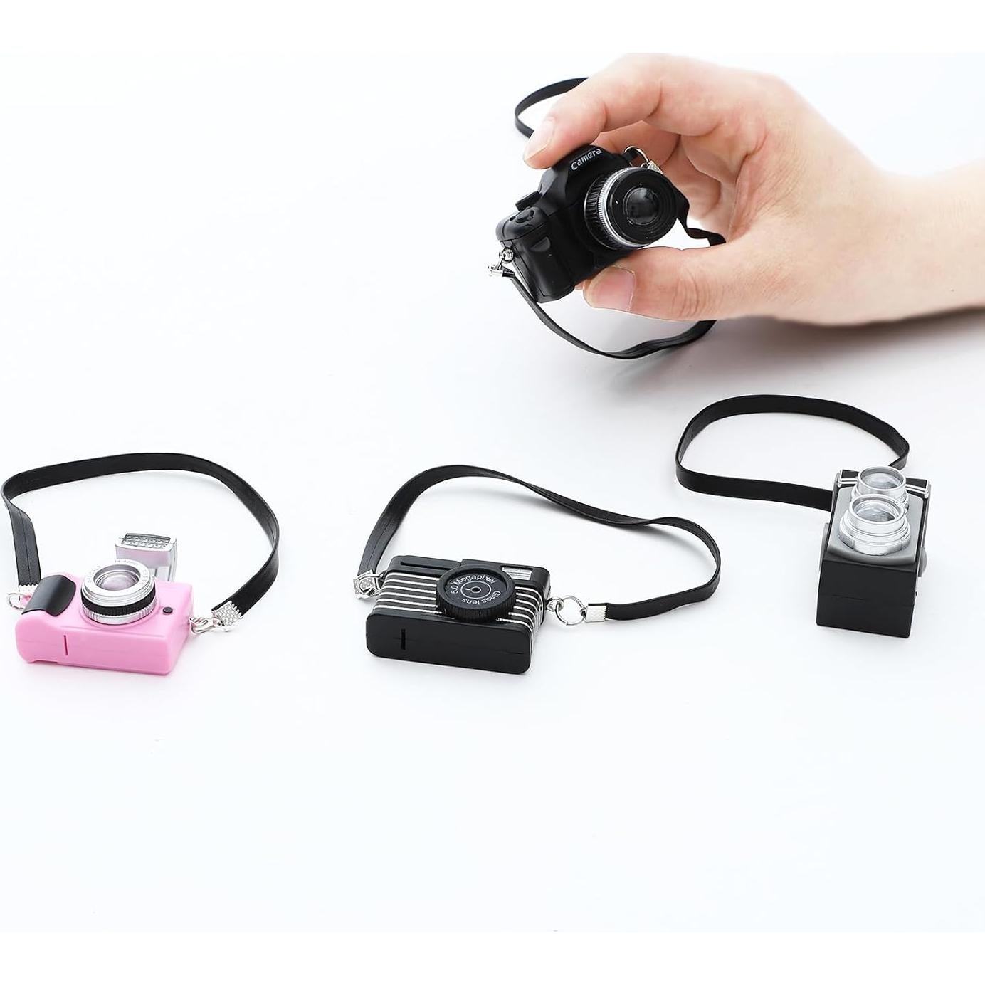 Mini Juguetes de Cámara Vintage ONEST - 6 Piezas para Muñecas