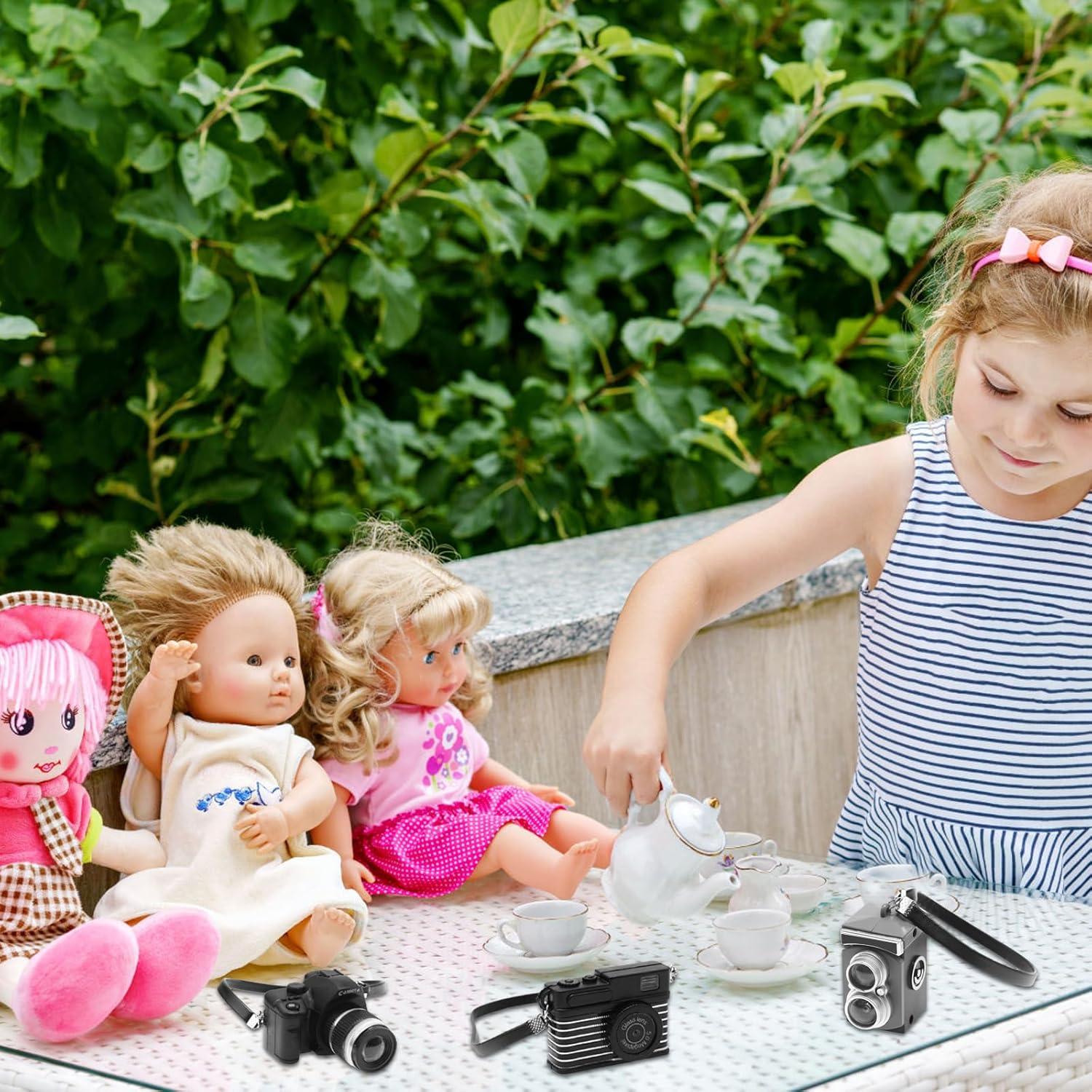 Mini Juguetes de Cámara Vintage ONEST - 6 Piezas para Muñecas