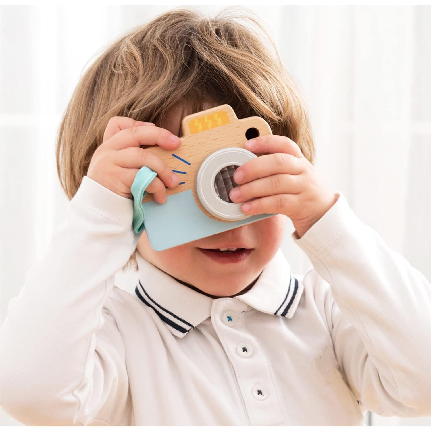 Cámara de Madera Nuevo Juguete Clásico para Niños 18 meses+