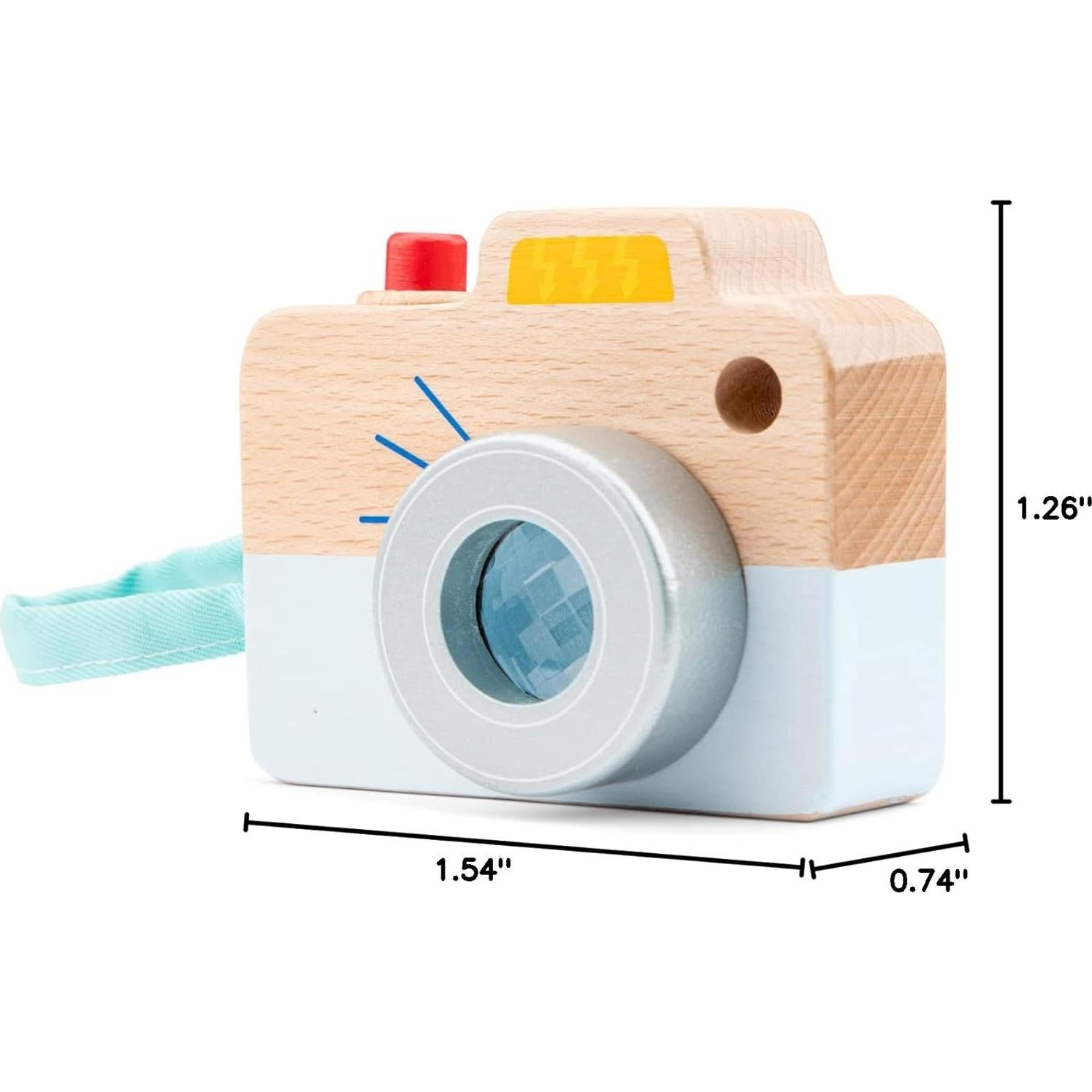 Cámara de Madera Nuevo Juguete Clásico para Niños 18 meses+