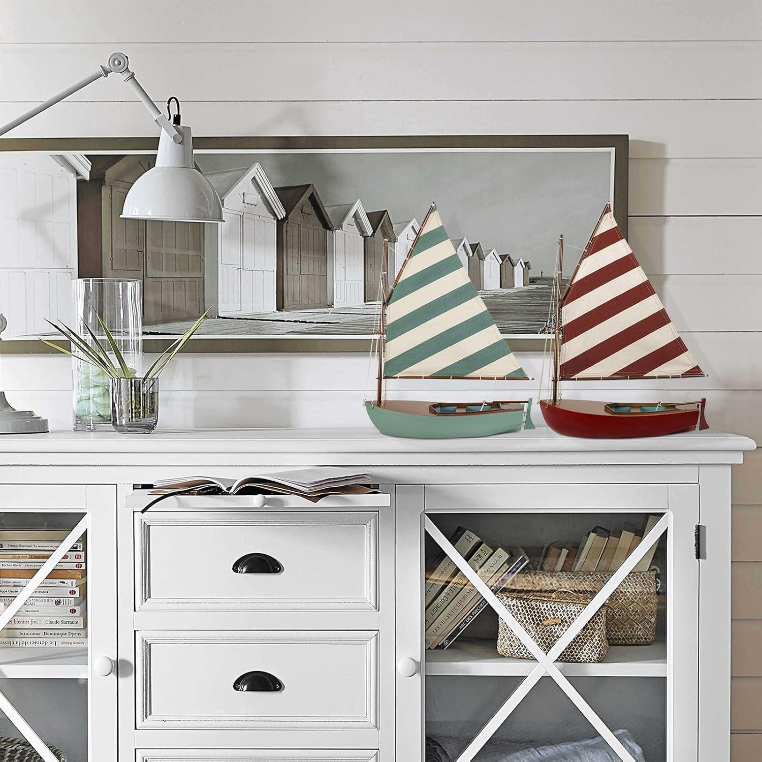 Modelo de Barco de Vela de Madera SAILINGSTORY 34.29x50.8cm