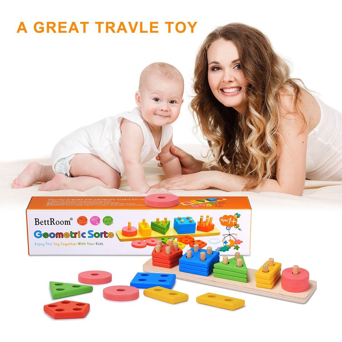 Juguete Educativo de Madera BettRoom para Niños 1-6 Años