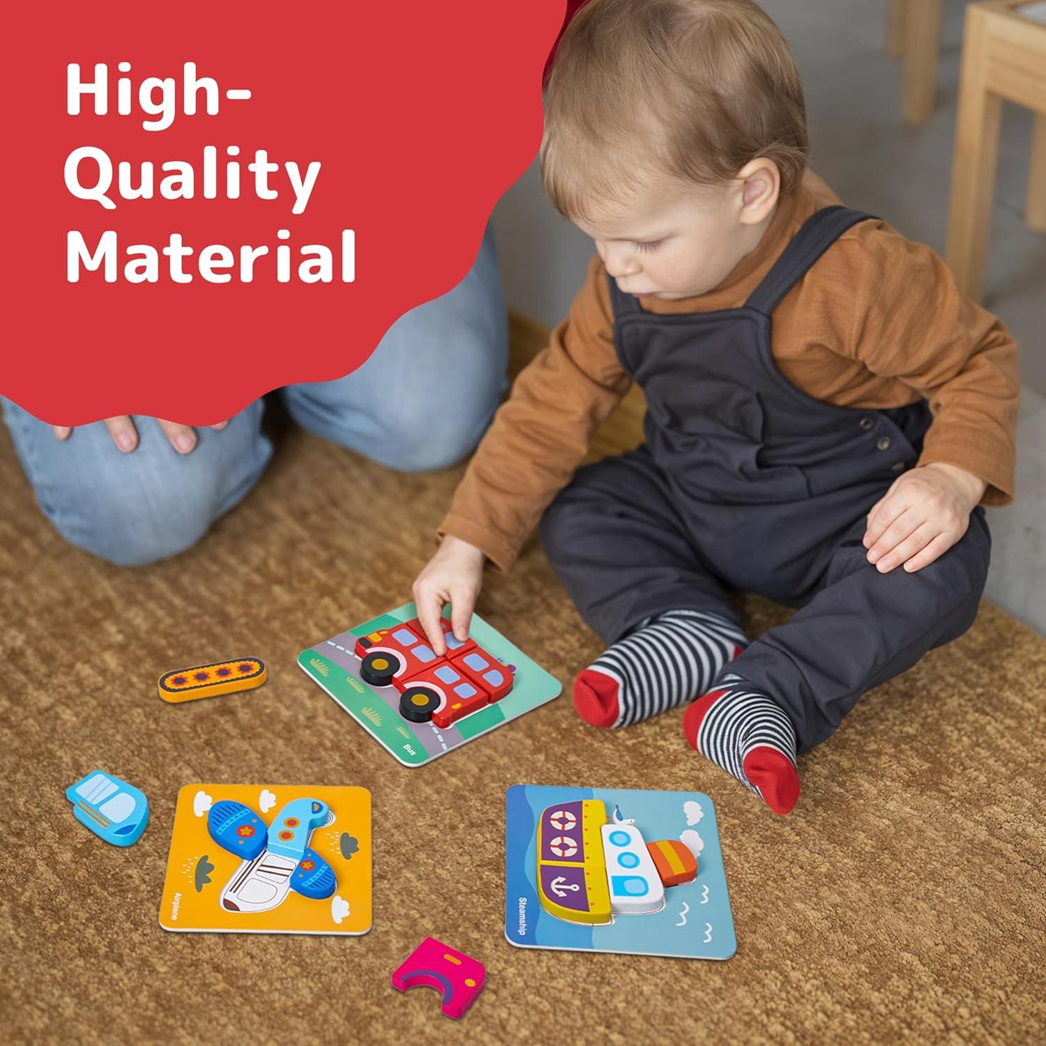 Set de Rompecabezas Prextex de 12 Piezas para Niños