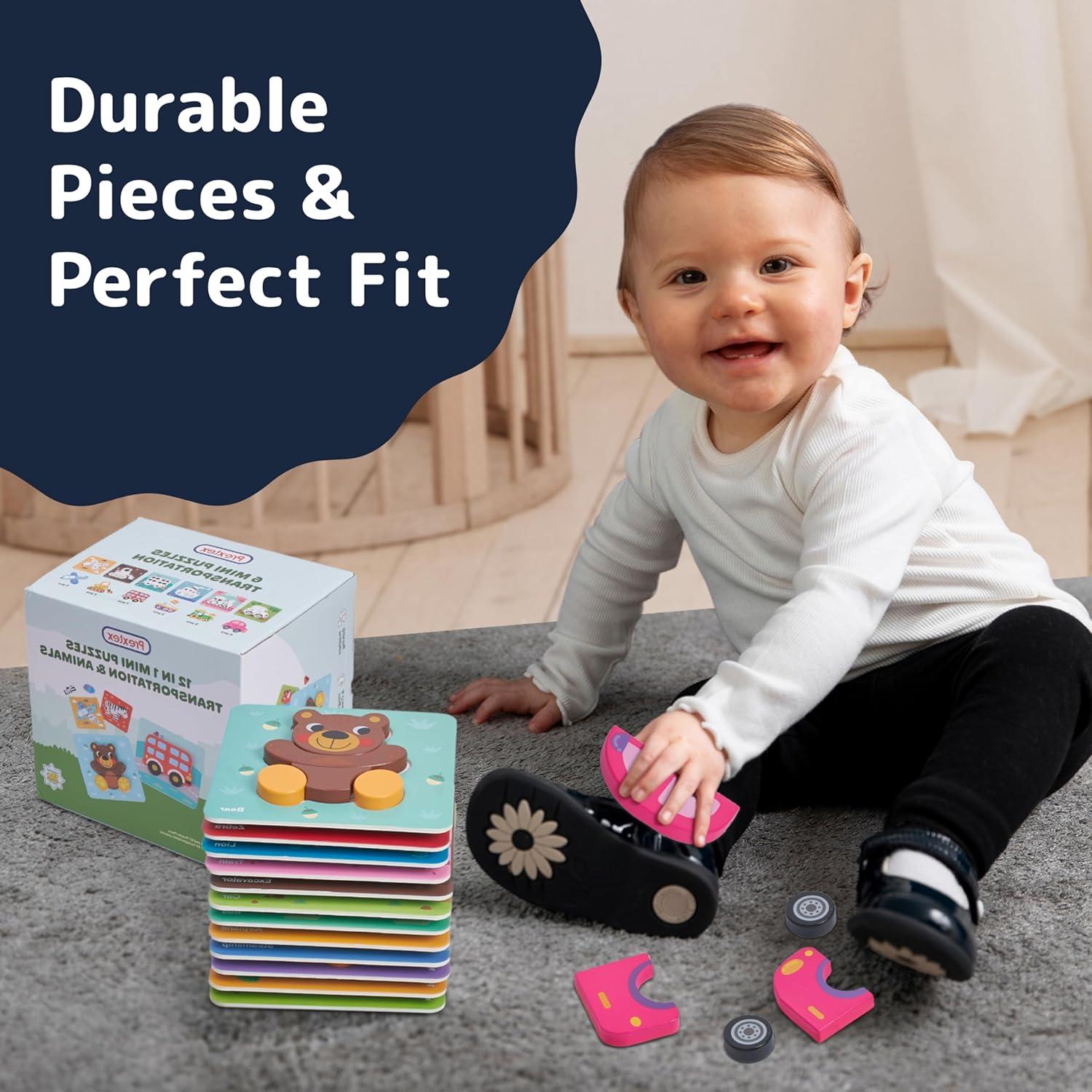 Set de Rompecabezas Prextex de 12 Piezas para Niños