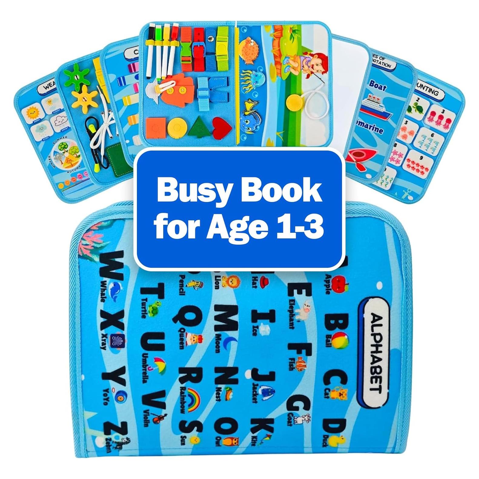 Libro Ocupado Montessori Hebei Fuyang para Niños 1-3 Años