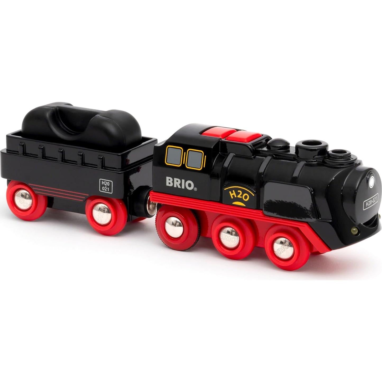 Tren de Vapor BRIO World - Locomotora Motorizada 3 Piezas