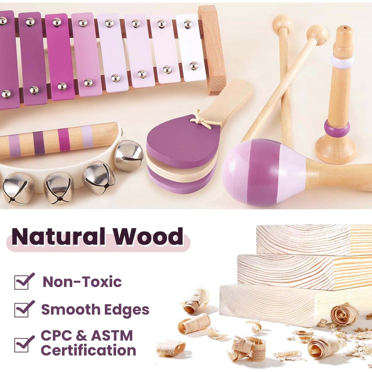 Set de Instrumentos Musicales BUYGER para Bebés 1-3 Años