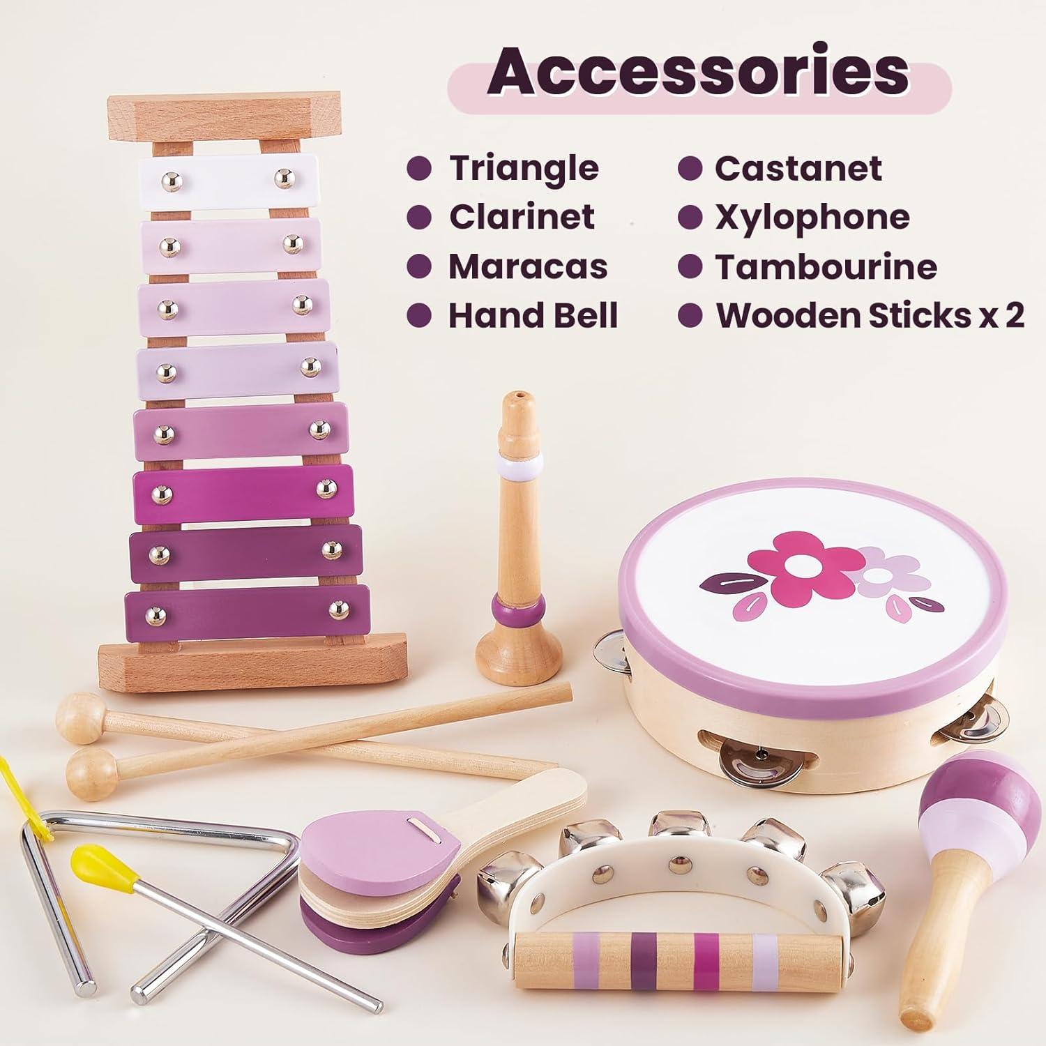 Set de Instrumentos Musicales BUYGER para Bebés 1-3 Años