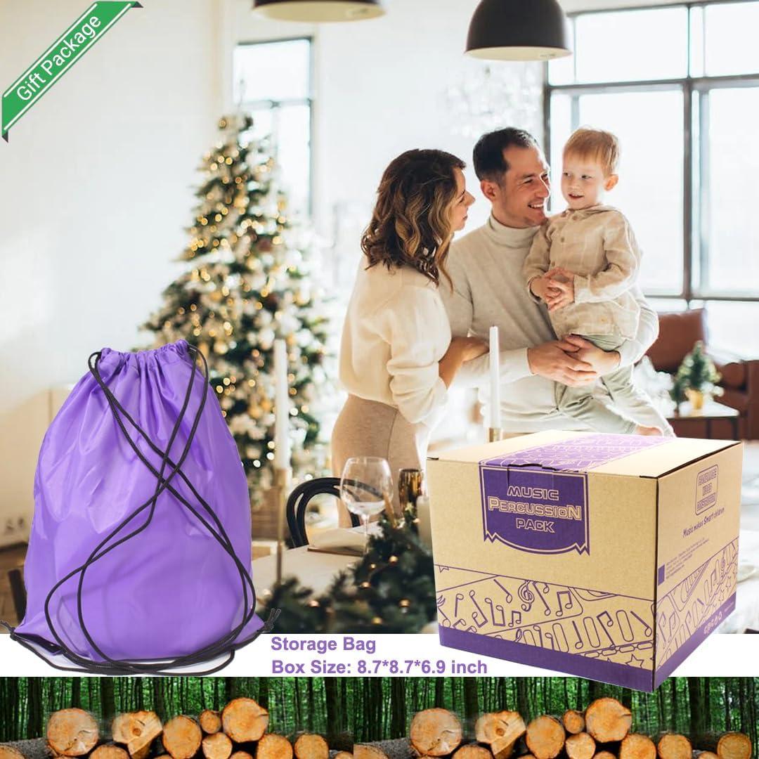 Juego de Instrumentos Musicales de Madera Kallwong - 7 Piezas