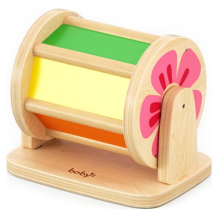 Juguete Montessori Dailyfunn Tambor Giratorio de Madera 0.59 kg