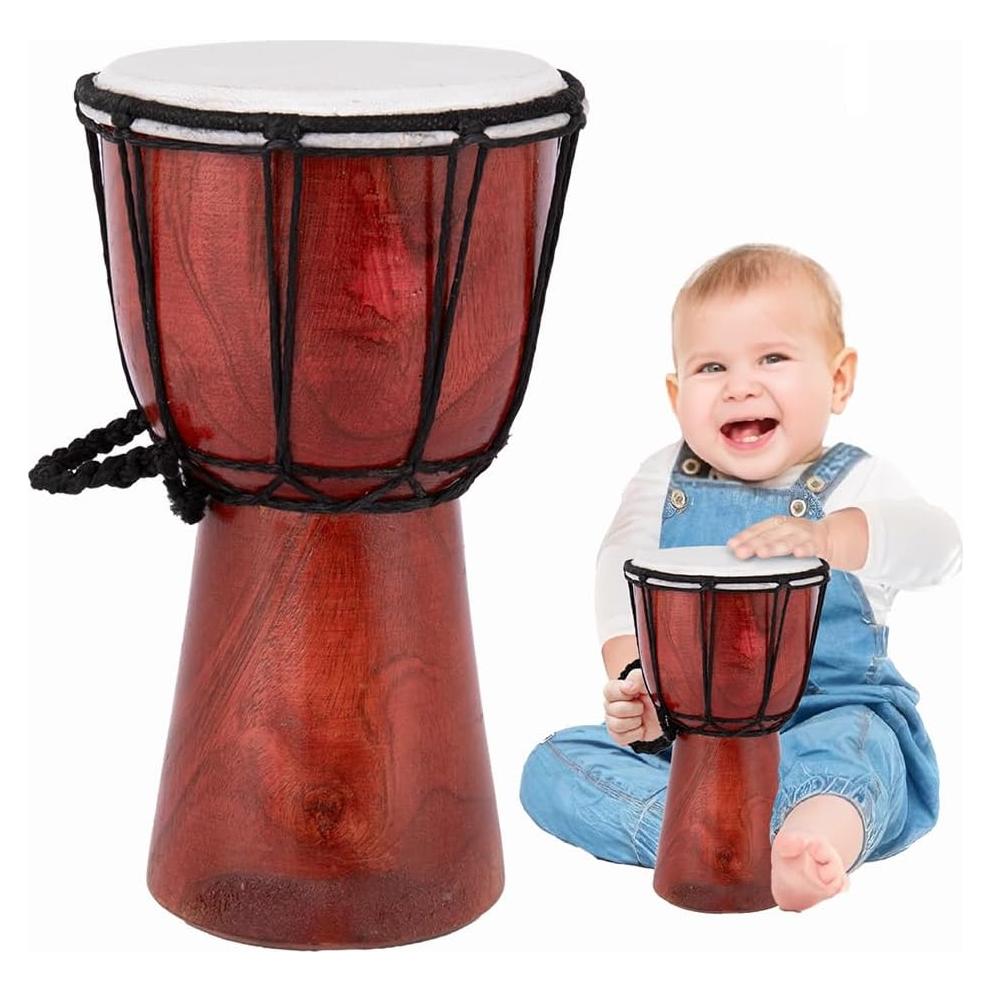 Tambor Miniatura de Madera ArtCreativity 20 cm para Niños