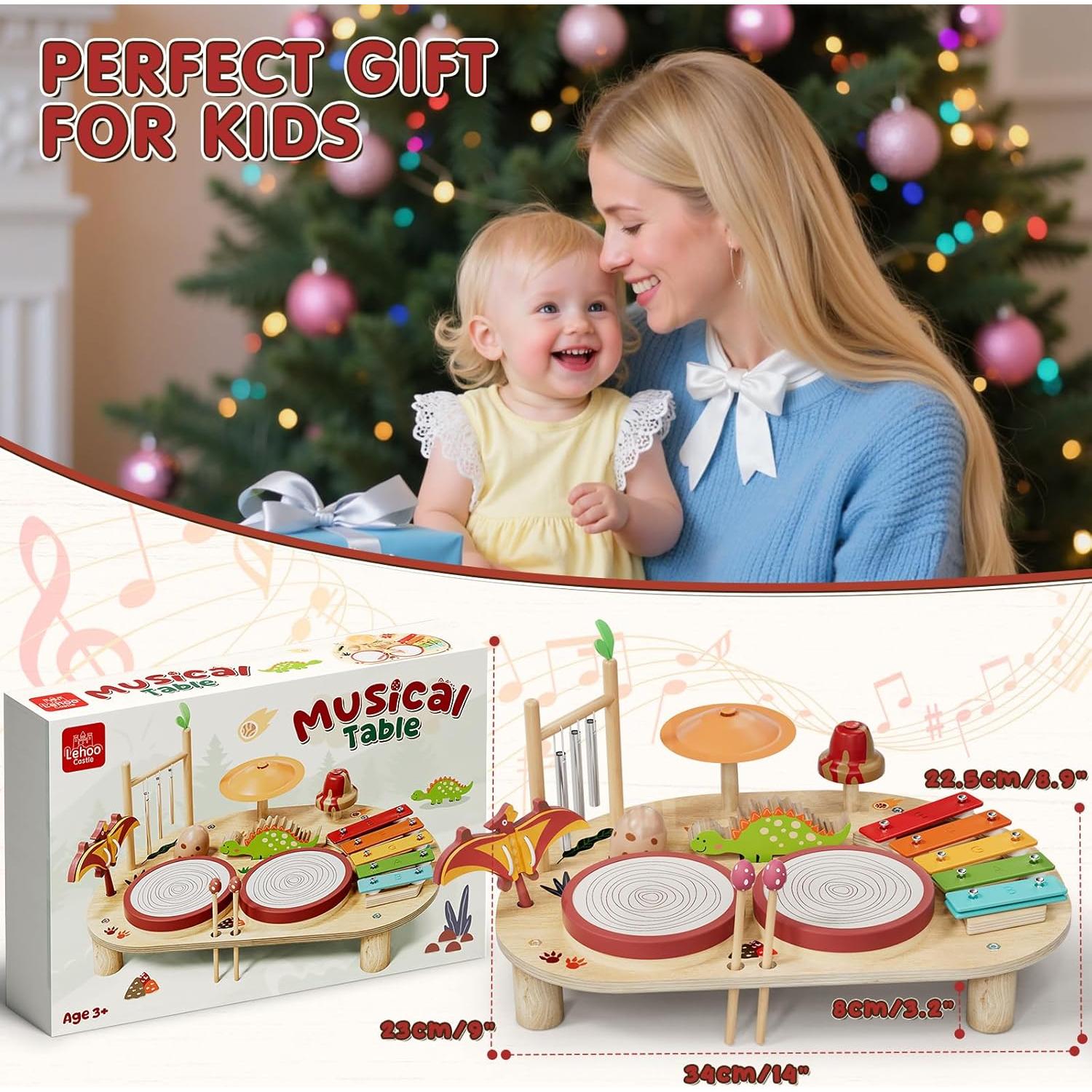 Juego de Batería Lehoo Castle para Bebés 8 en 1 Musical