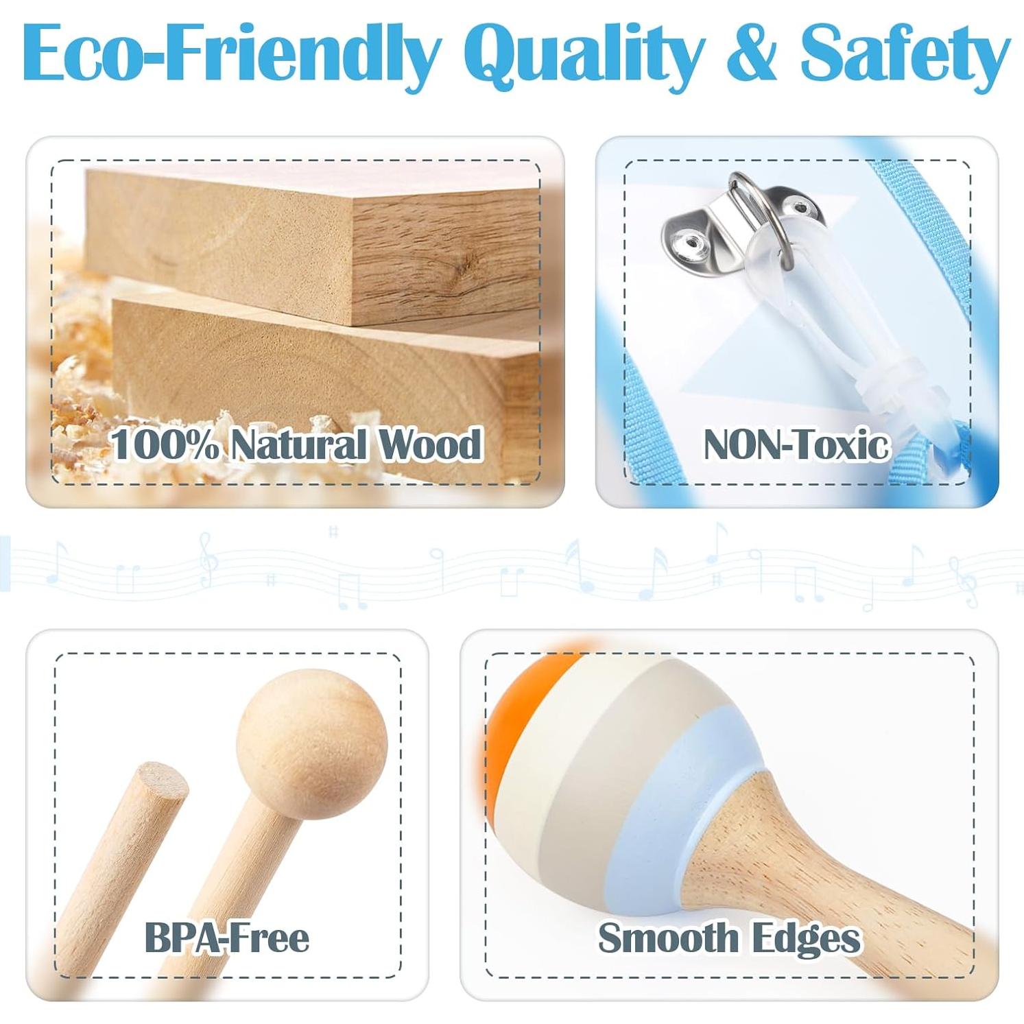 Juego de Batería Infantil Vanplay - 6 Instrumentos Musicales