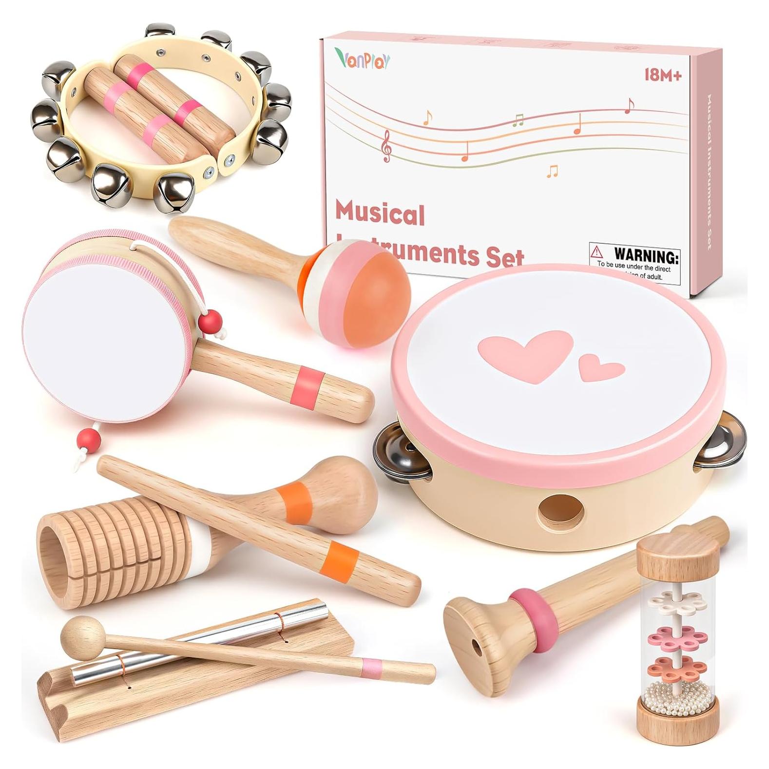 Conjunto Musical 8 en 1 Vanplay para Niños 18+ Meses