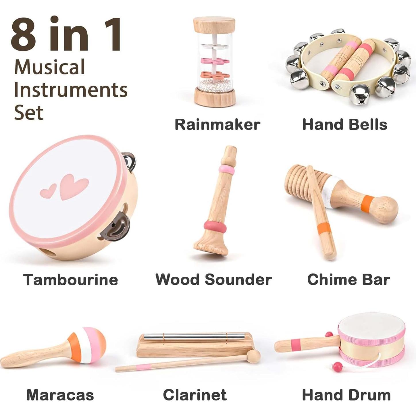 Conjunto Musical 8 en 1 Vanplay para Niños 18+ Meses