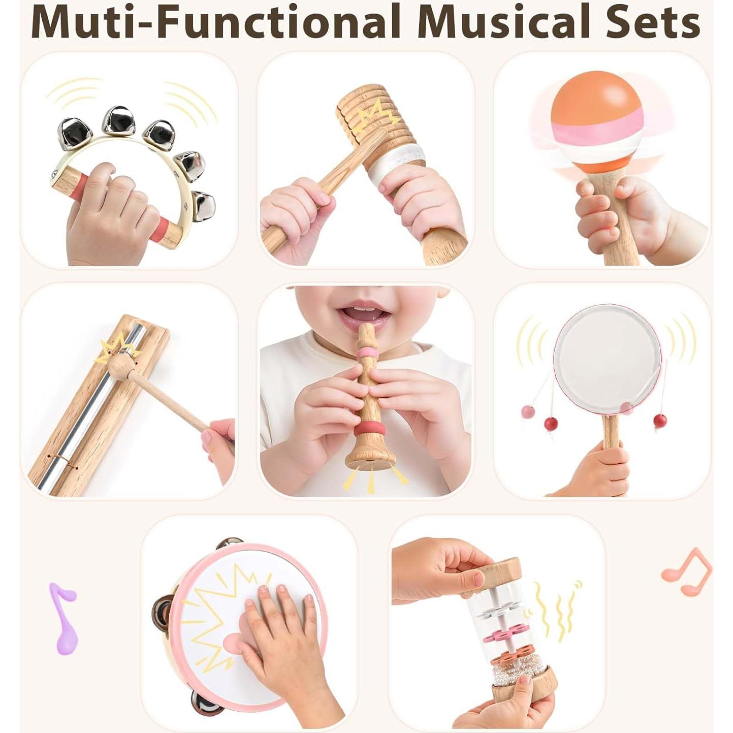 Conjunto Musical 8 en 1 Vanplay para Niños 18+ Meses