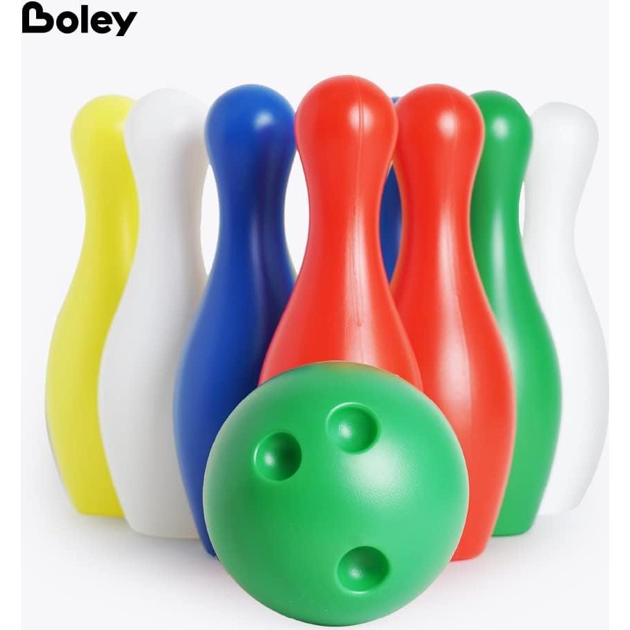 Juego de Bolos para Niños Boley - 12 Piezas Multicolor
