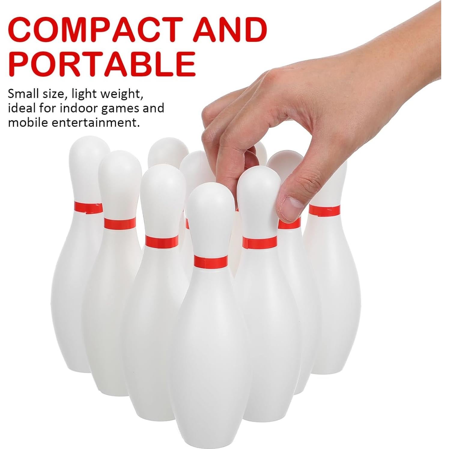 Set Mini Bowling Toddmomy 16cm para Juegos de Interior