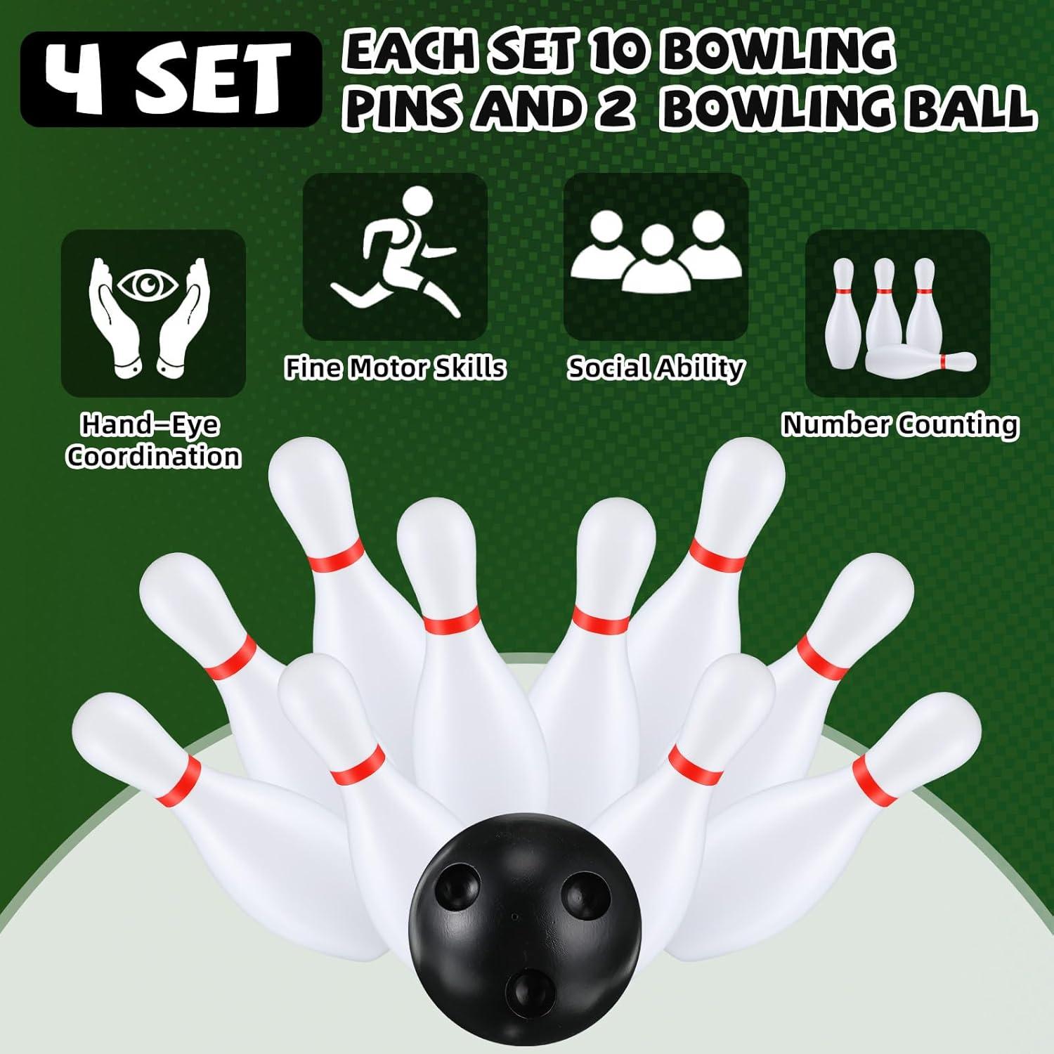 Set de Bolos para Niños RoundFunny - 40 Piezas, 16 cm