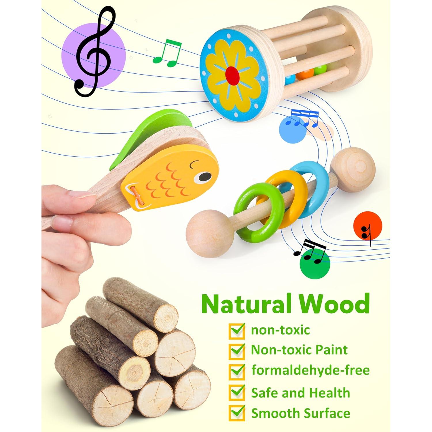 Juego de Instrumentos Musicales Coogam para Niños 3+ Años