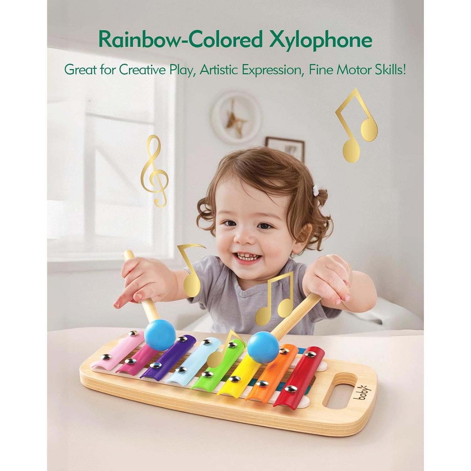 Juguete de Golpear 4 en 1 Boby para Niños 1-3 Años