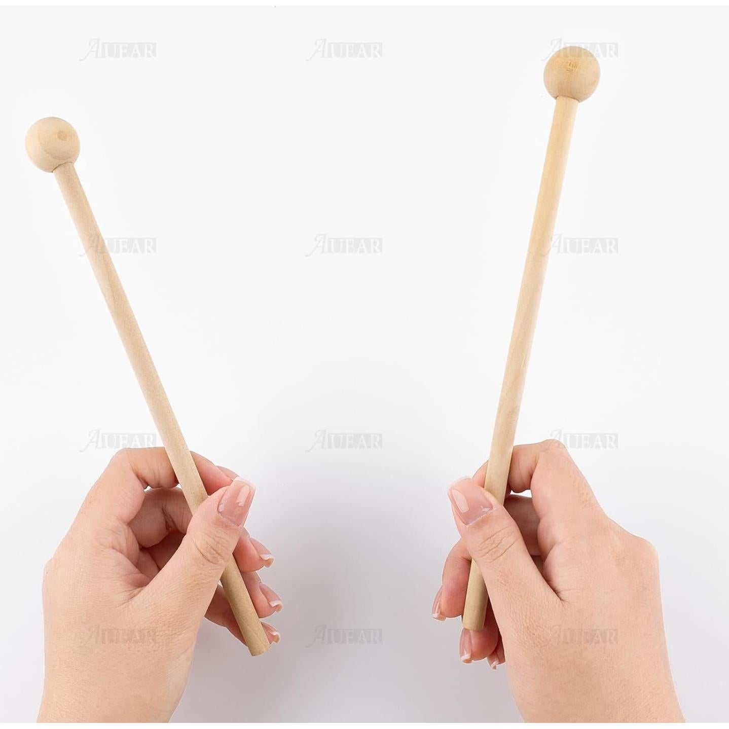 Martillos de Percusión de Madera AUEAR 20.32 cm con Goma